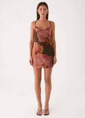 Amarae Mini Dress - Jungle Grove